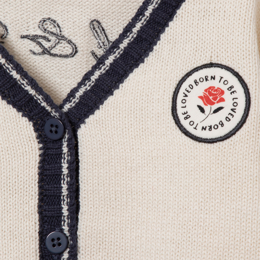 קרדיגן בנות מכופתר