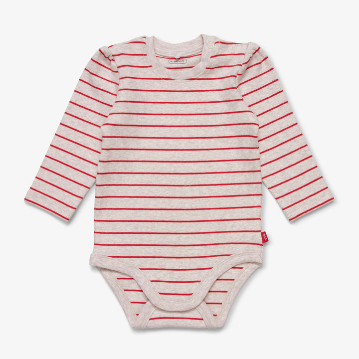 שמלת ג'ינס ובגד גוף פסים