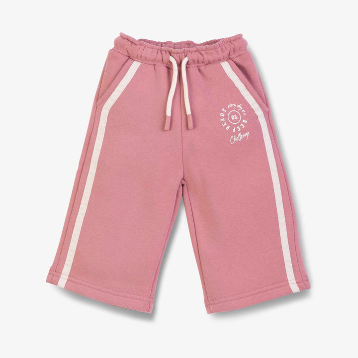 מכנסי טרנינג צבע ורוד