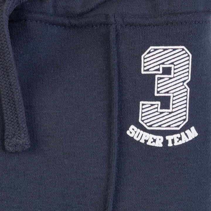 מכנסי טרנינג כיווצים צבע נייבי