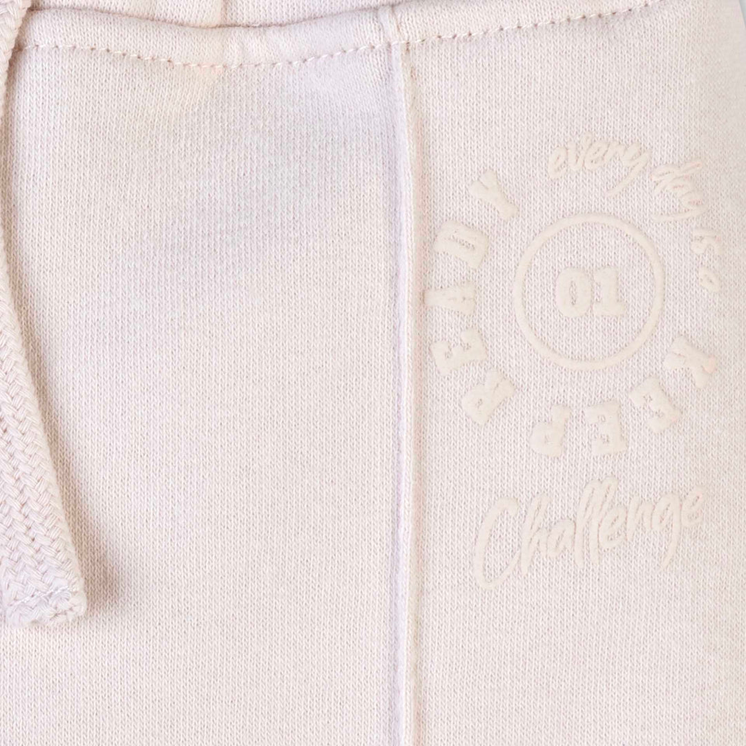 מכנסי טרנינג כיווצים צבע אבן