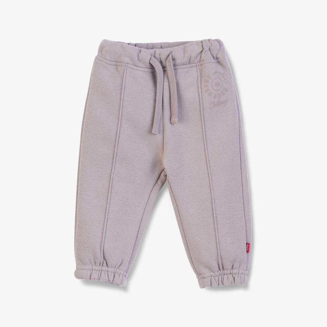 מכנסי טרנינג כיווצים צבע מוקה