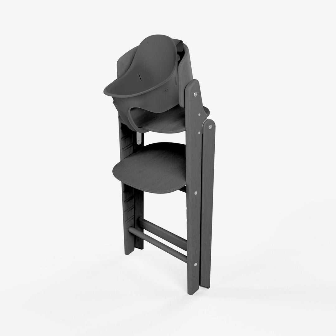 כסא אוכל שחור Click&Fold