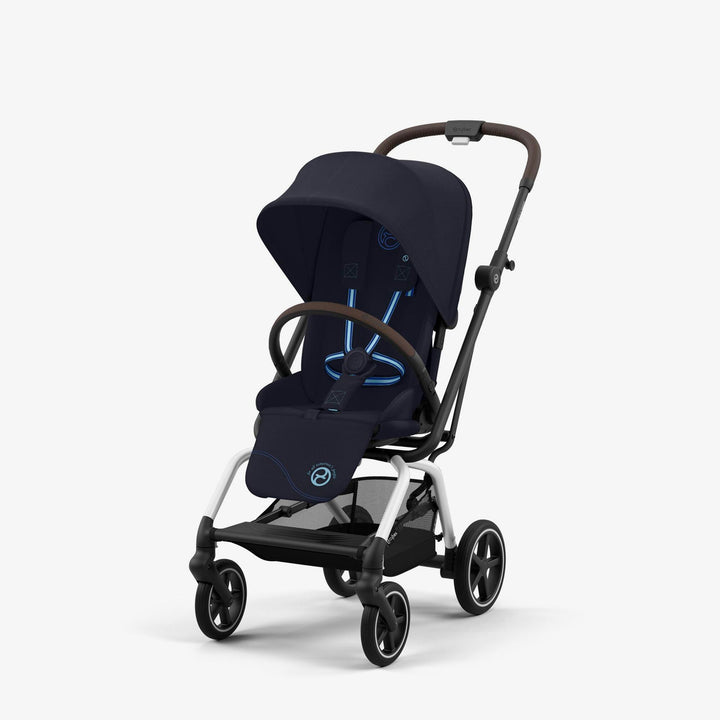 טיולון איזי אס טוויסט 2+כחול נייבי/חום