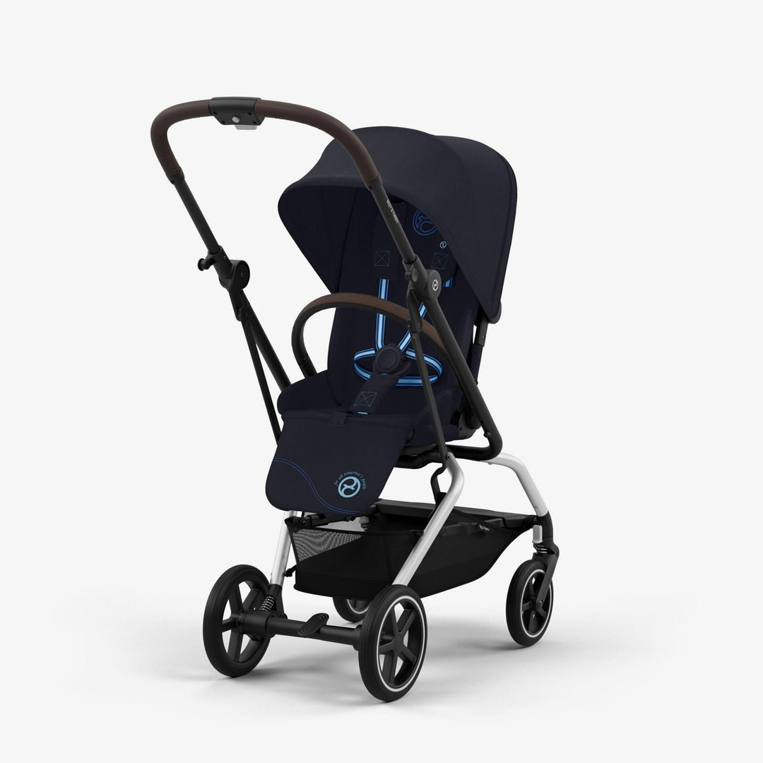 טיולון איזי אס טוויסט 2+כחול נייבי/חום