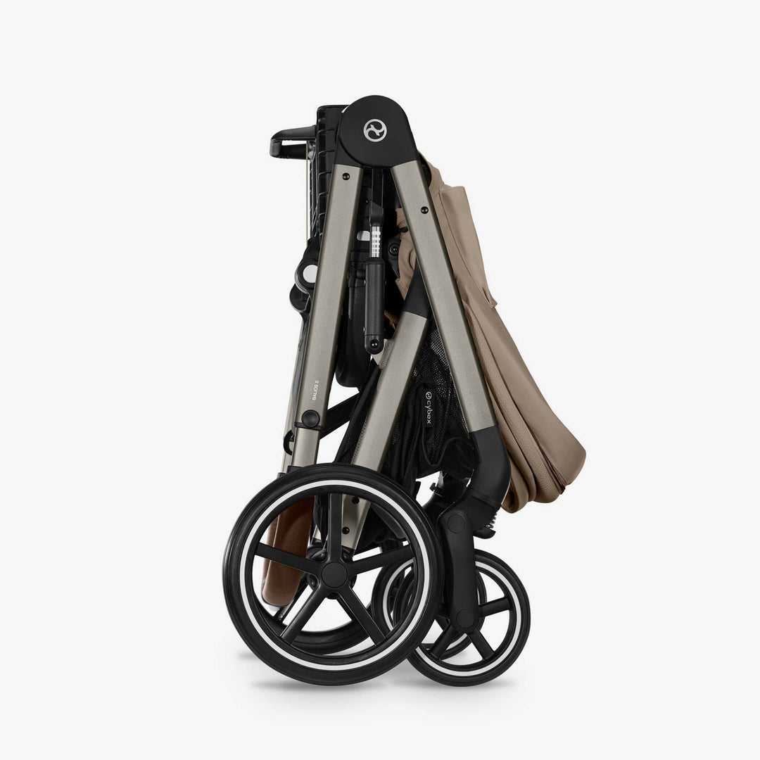 עגלת בליוס 5 TS בז' + סל קל קלאוד G+ מתאמים