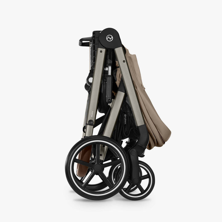 עגלת בליוס 5 TS בז' + סל קל קלאוד G+ מתאמים