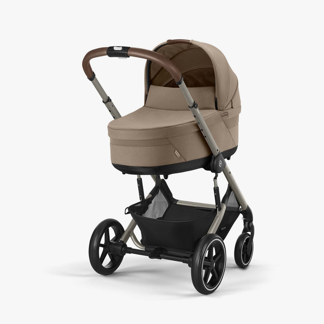 עגלת בליוס 5 TS בז' + סל קל קלאוד G+ מתאמים