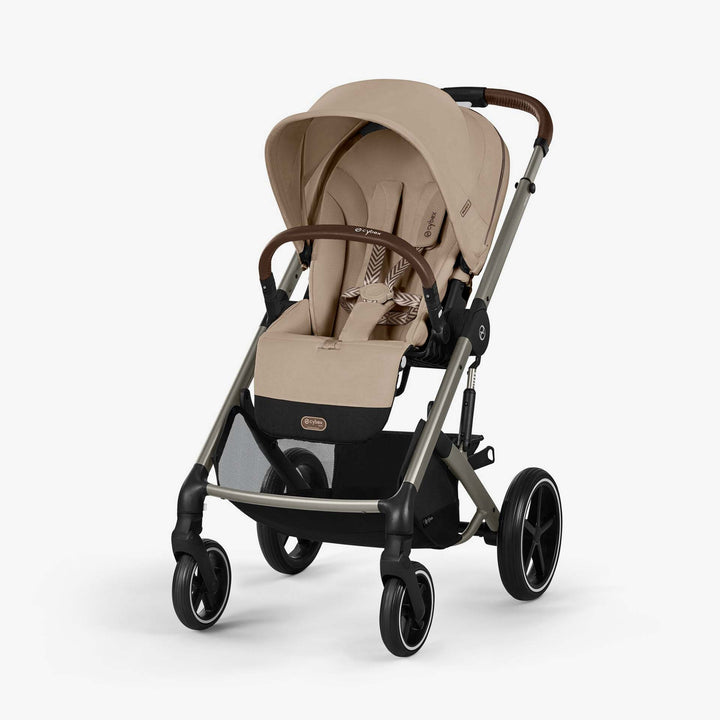 עגלת בליוס 5 TS בז' + סל קל קלאוד G+ מתאמים