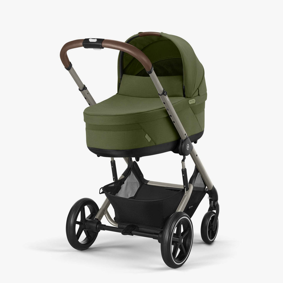 עגלת בליוס 5 TS ירוק + סל קל קלאוד G+ מתאמים