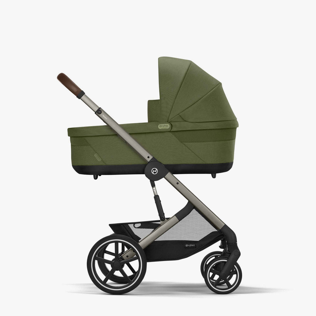 עגלת בליוס 5 TS ירוק + סל קל קלאוד G+ מתאמים