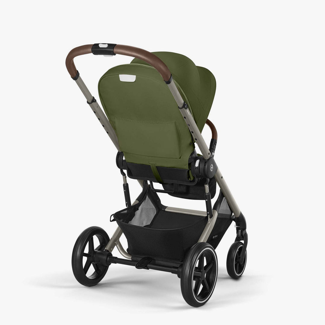 עגלת בליוס 5 TS ירוק + סל קל קלאוד G+ מתאמים