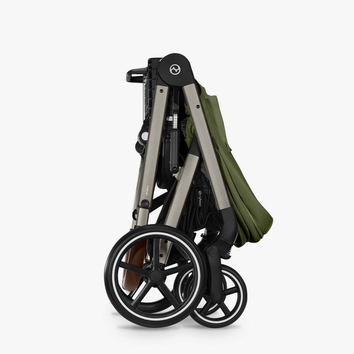 עגלת בליוס 5 TS ירוק + סל קל קלאוד G+ מתאמים