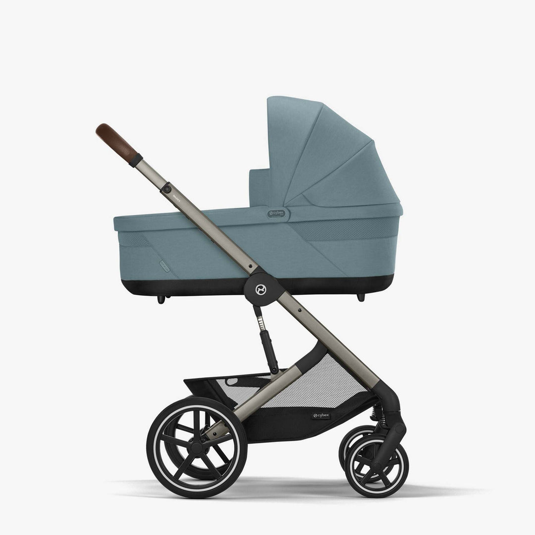 עגלת בליוס 5 TS כחול + סל קל קלאוד G+ מתאמים