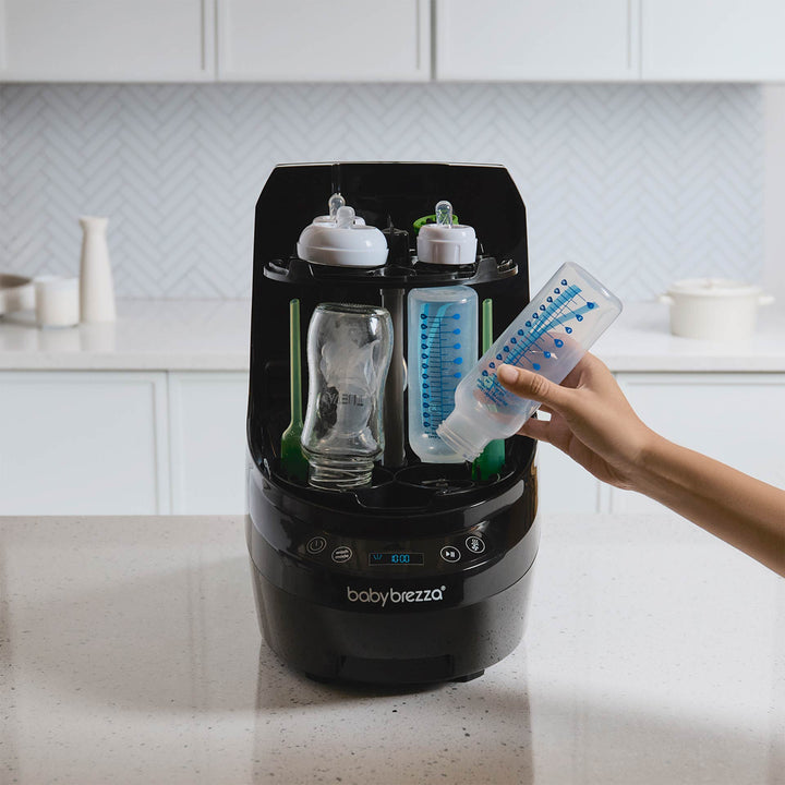 מדיח בקבוקים שחור+ 60 טבליות