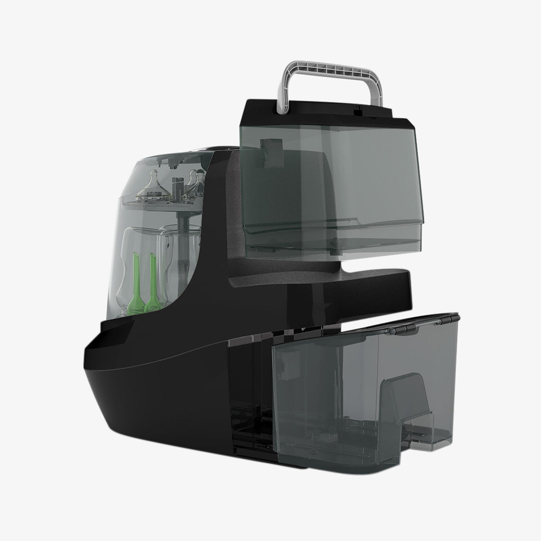 מדיח בקבוקים שחור+ 60 טבליות