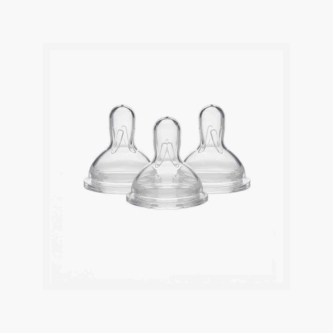 זוג פטמות סיליקון M לבקבוק