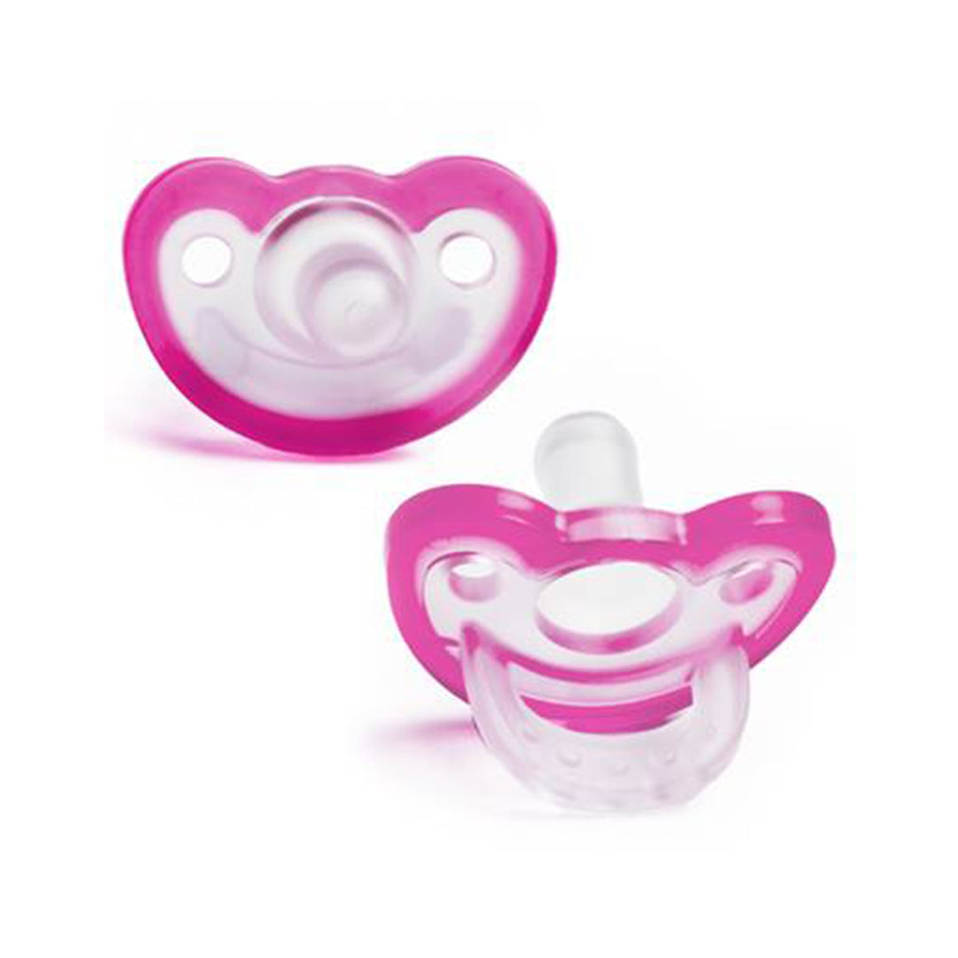 מוצץ סיליקון לסרבנים ורוד בניחוח וניל מקורי