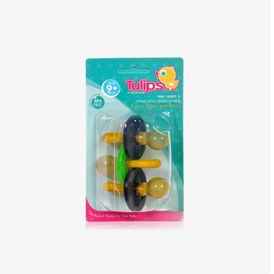 מוצץ גומי גדול 9+ - טוליפס