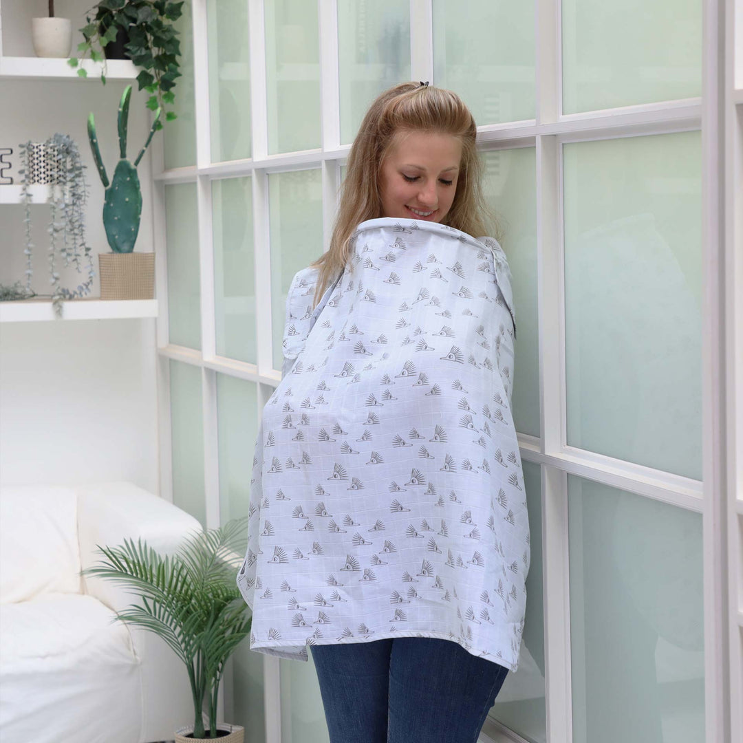 סינר הנקה טטרה קיפודים אפור