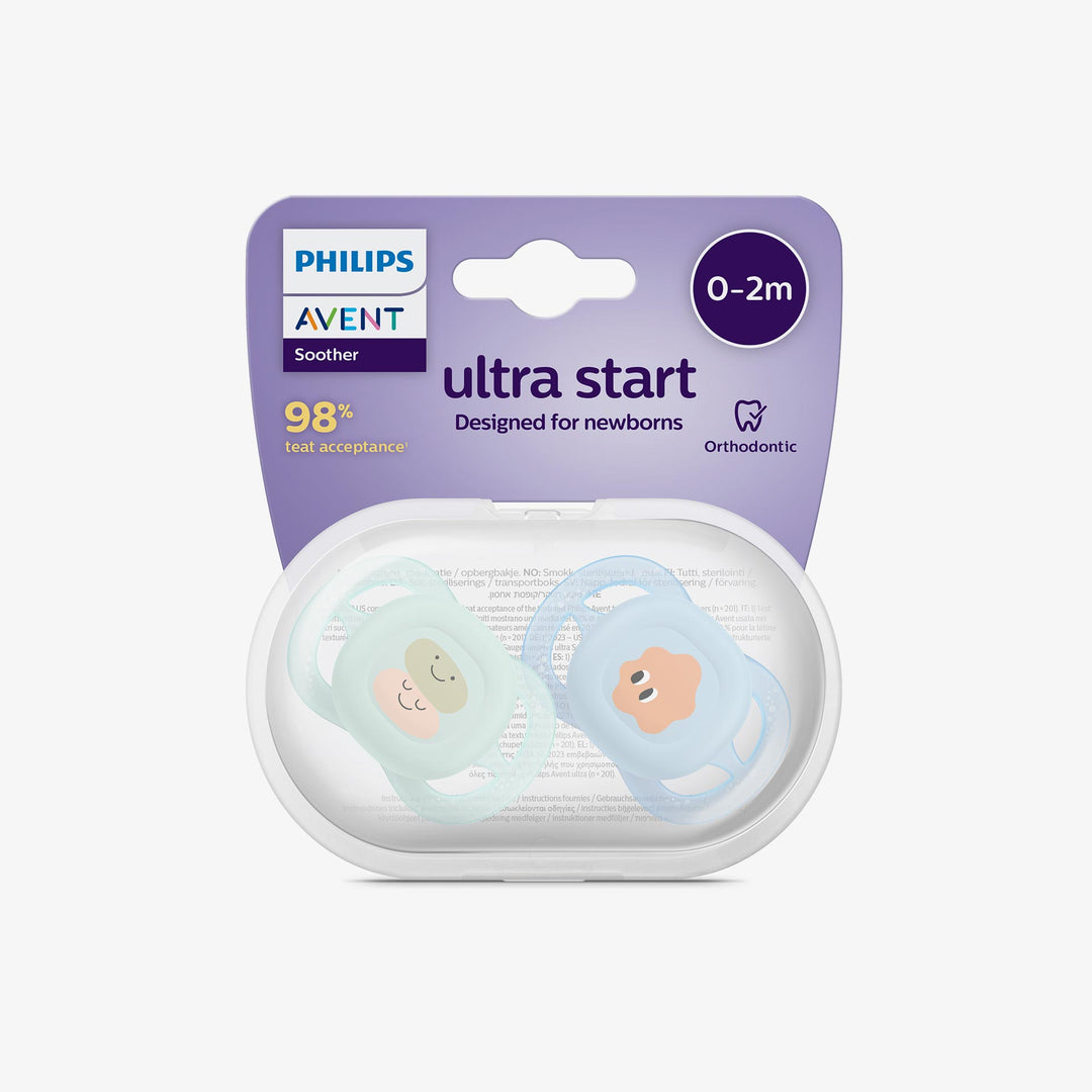 מוצץ אולטרה סטארט 0-2 כחול/ירוק  דקו