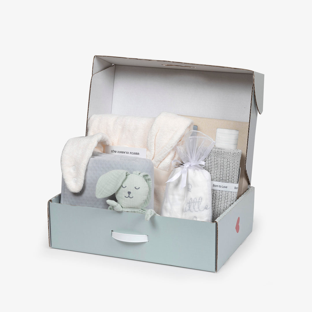 מארז מתנה גדול תכלת