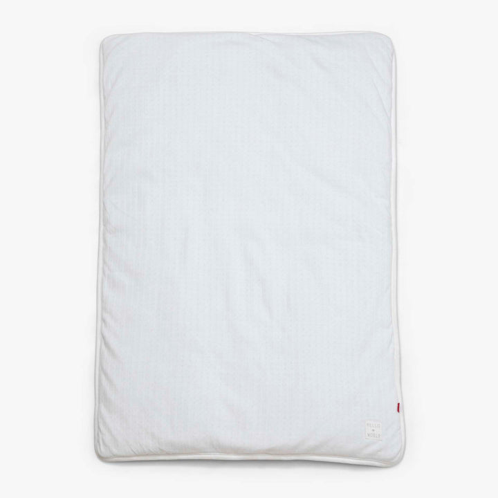 סט מצעים לעריסה עם נחשוש  שמנת