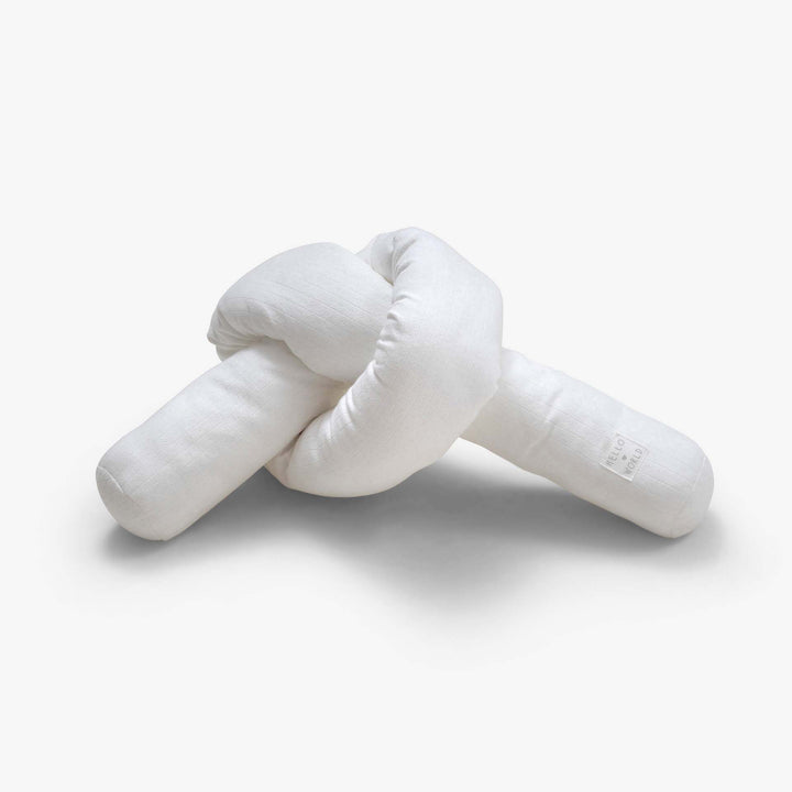 סט מצעים לעריסה עם נחשוש  שמנת