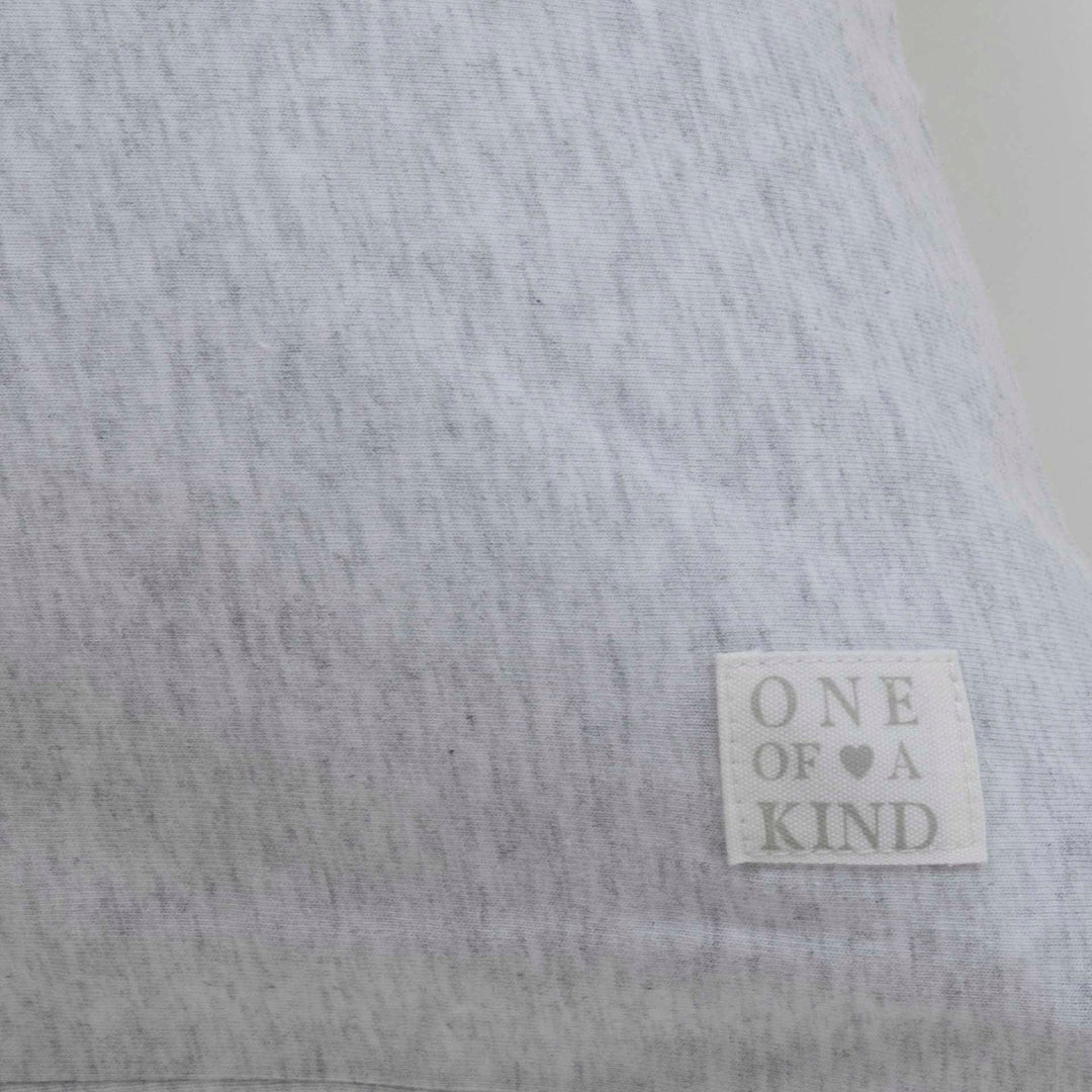 ציפית לכרית (50x70) אפור מלאנז'