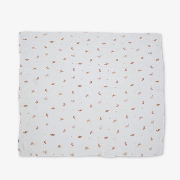 זוג חיתולי במבוק גדולים פרפרים ורוד