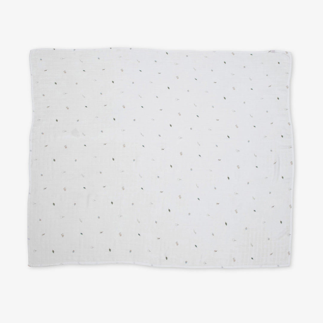 זוג חיתולי במבוק גדולים עלים שמנת