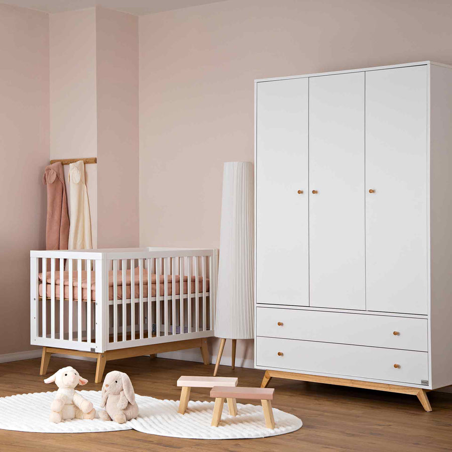 ארון סיוון לבן+טבעי - יחזור למלאי באפריל