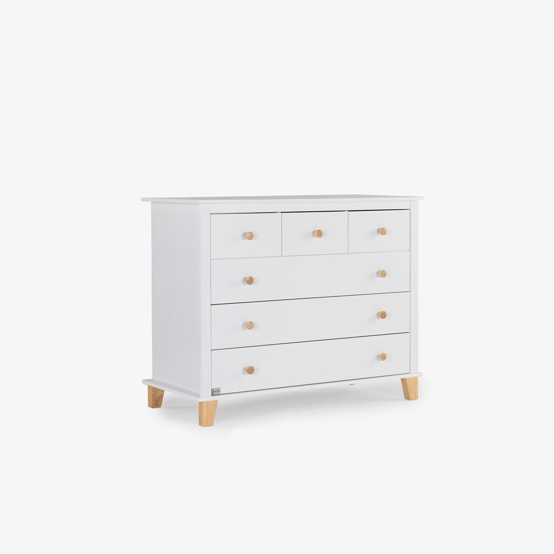 שידת תינוק דגם ניב 1.18 לבן +טבעי- תחזור למלאי בדצמבר