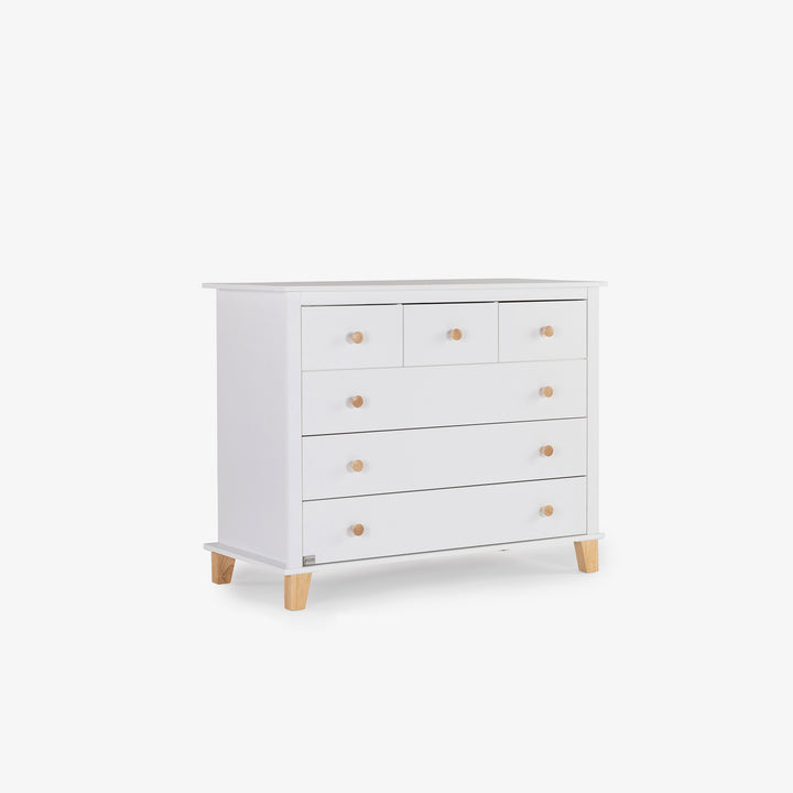 שידת תינוק דגם ניב 1.18 לבן +טבעי- תחזור למלאי בדצמבר