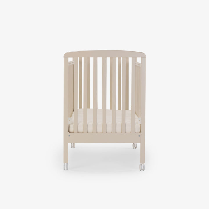 מיטת תינוק דגם סתיו+ חלב שקדים