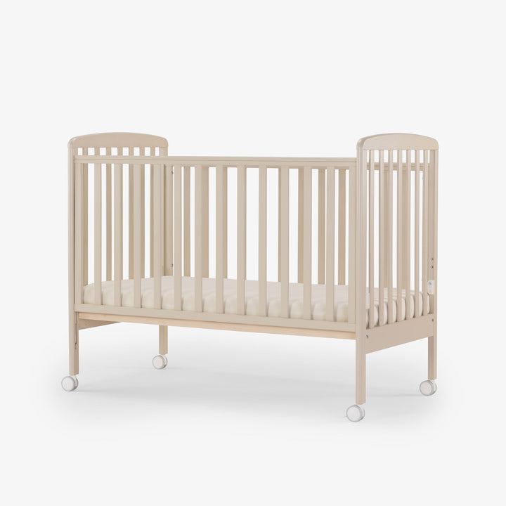 מיטת תינוק דגם סתיו+ חלב שקדים