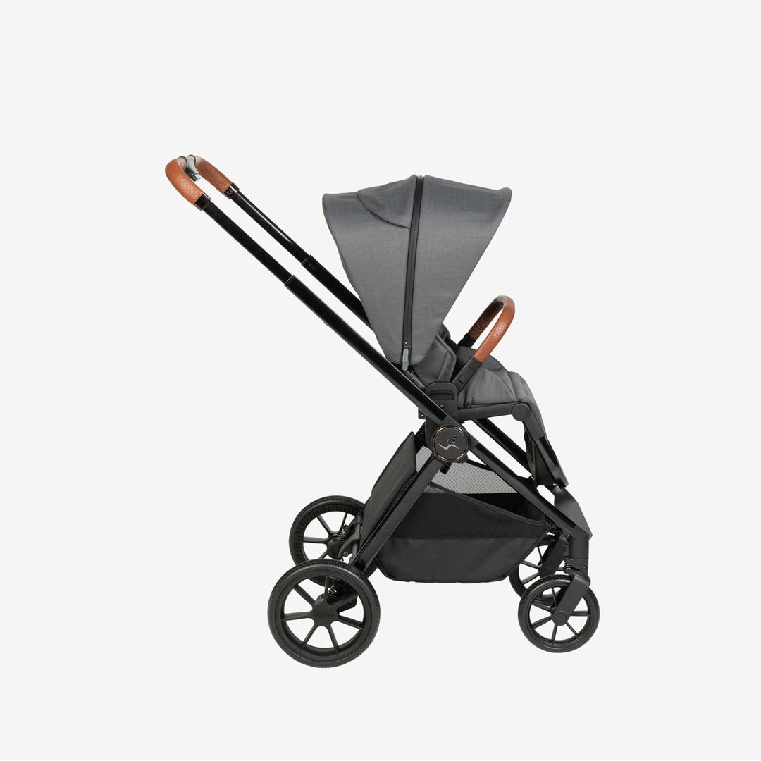 עגלת אולטרה 24 שחור/חום+אפור