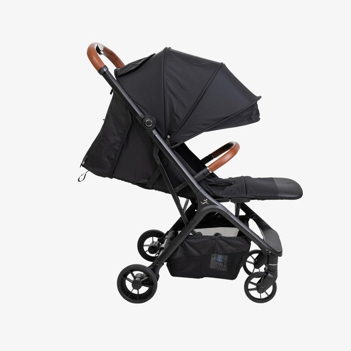 טיולון סינקו שחור/כסף ידית חומה