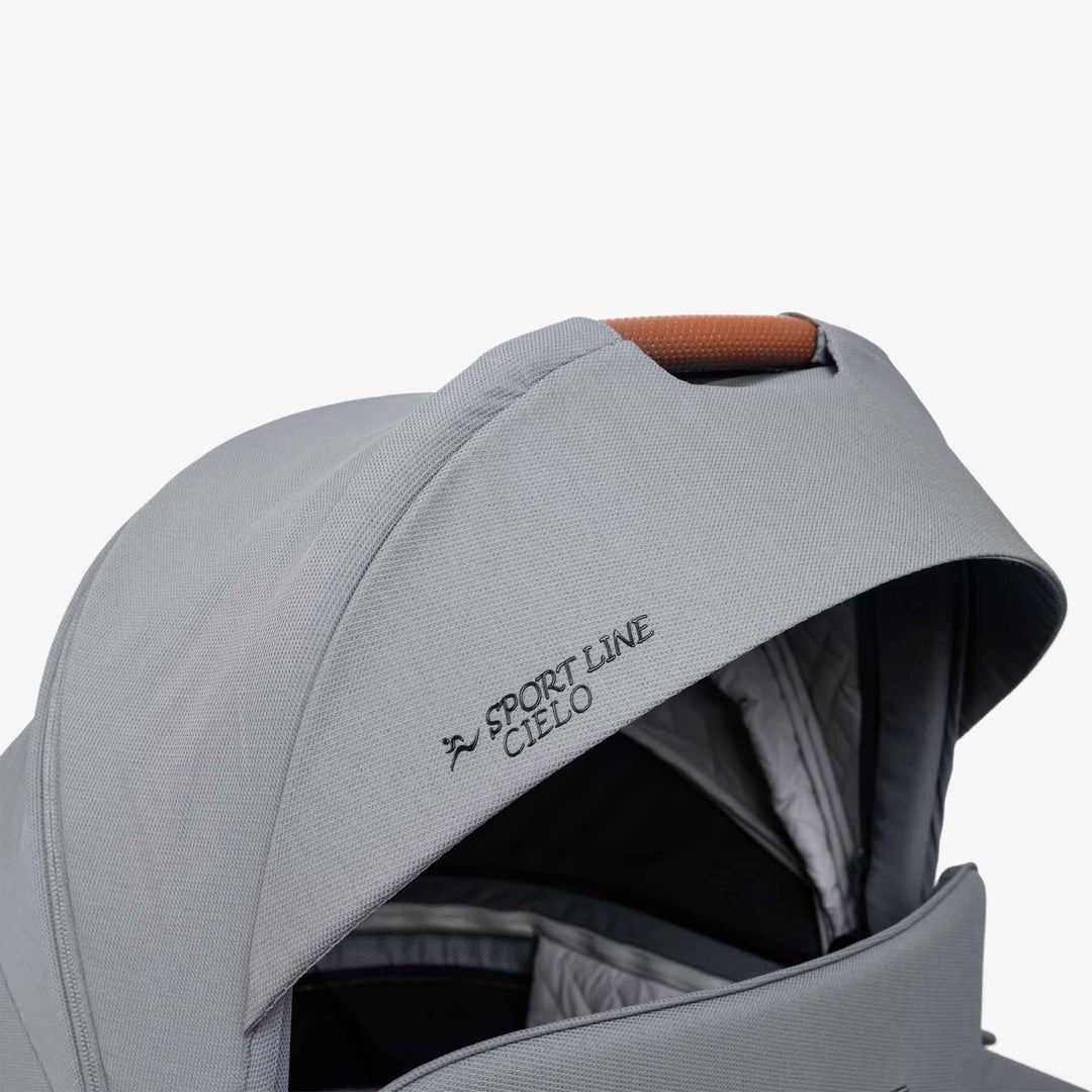 עגלת סיאלו 25 שחור/חום+אפור