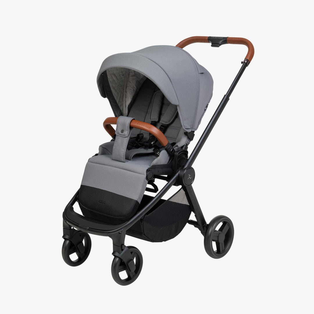 עגלת סיאלו 25 שחור/חום+אפור