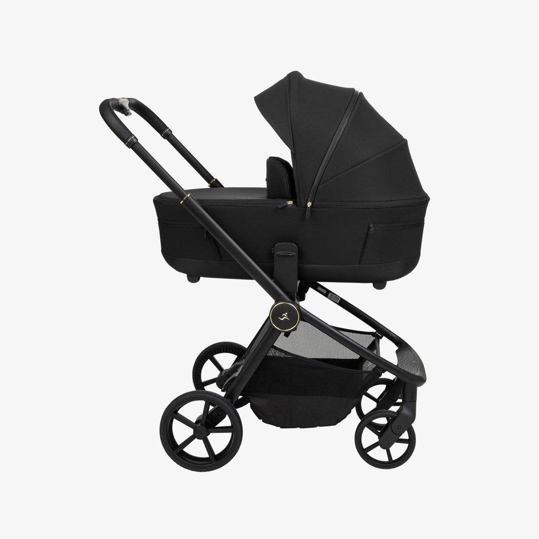 עגלת סיאלו 25 XL שחור זהב/שחור+שחור