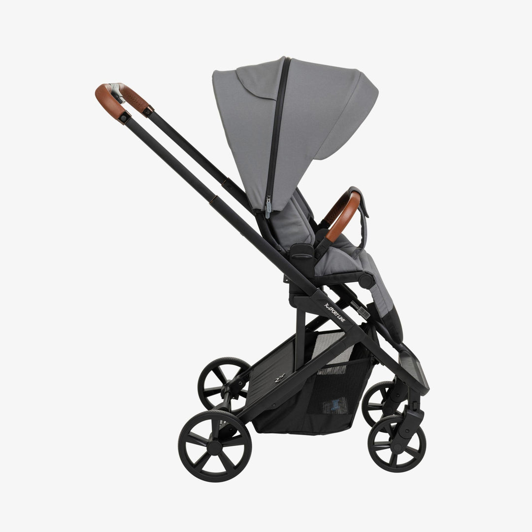 עגלת פולד 25 שחור/חום+אפור