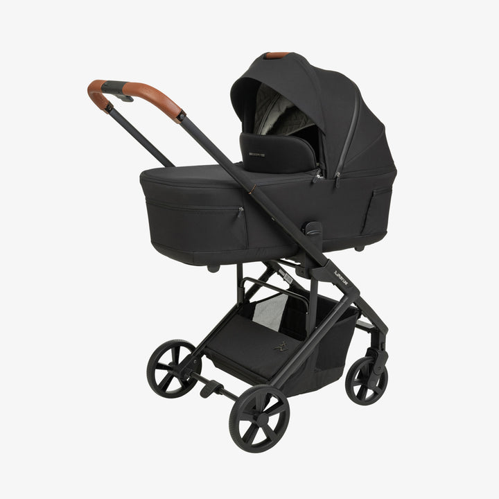 עגלת פולד 25 שחור/חום+שחור