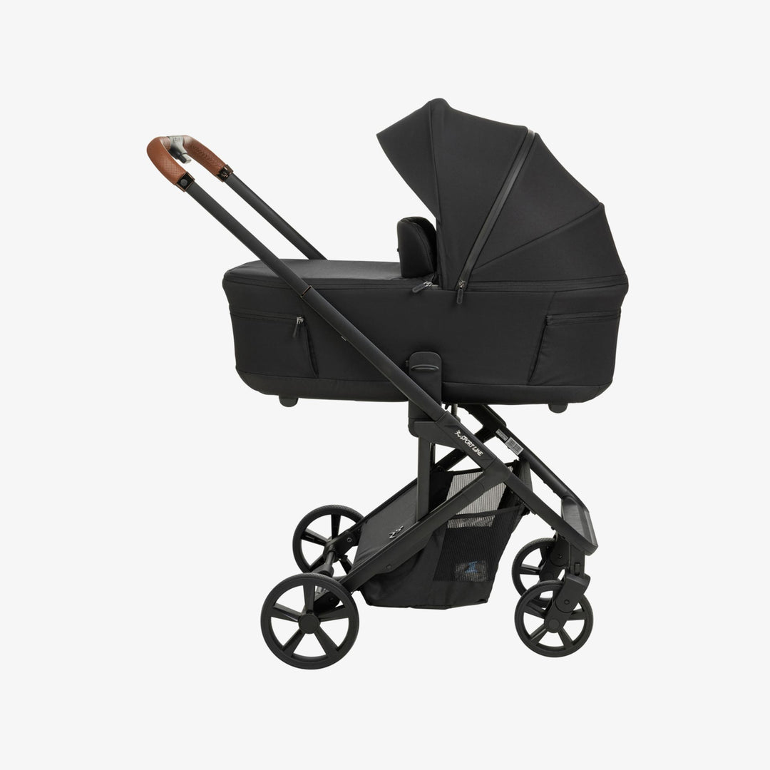 עגלת פולד 25 שחור/חום+שחור