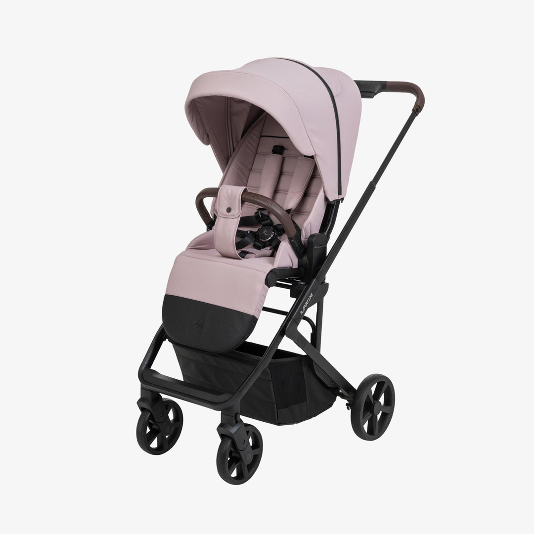 עגלת פולד 25 שחור/חום+ורוד