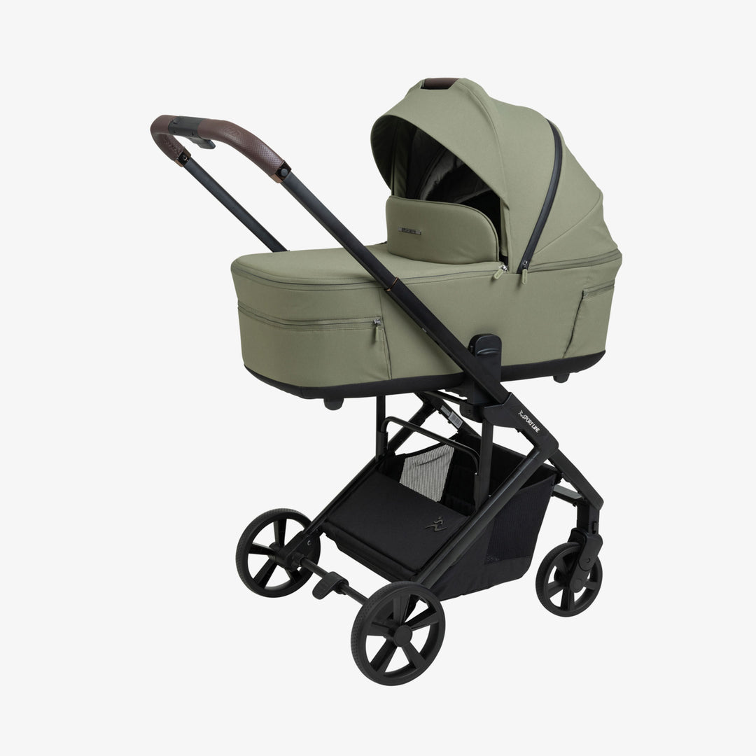 עגלת פולד 25 שחור/חום+ירוק