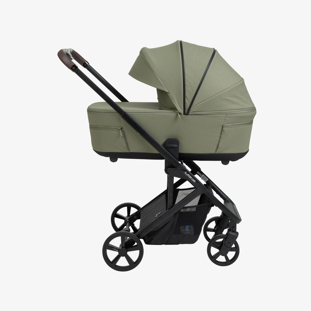 עגלת פולד 25 שחור/חום+ירוק