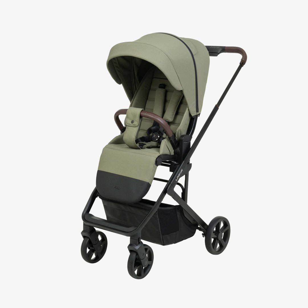 עגלת פולד 25 שחור/חום+ירוק