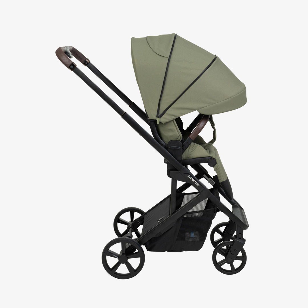 עגלת פולד 25 שחור/חום+ירוק