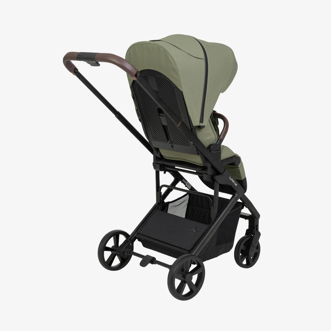 עגלת פולד 25 שחור/חום+ירוק